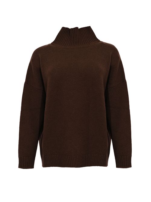 Dolcevita Borgia in filato di lana Cioccolato WEEKEND MAX MARA | 2525366112600007